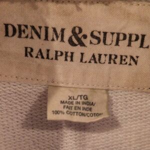 FINAL PRICE NWT Ralph Lauren Denim & Supply Hooded Sweatshirt w Kangaroo Pocket